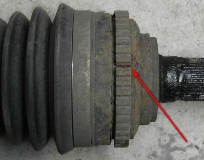 ABS ремонт магнитного кольца на ступице