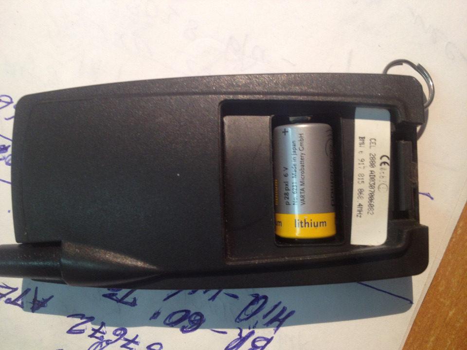 Замена батарейки в пульте BMW 7 e65 — DRIVE2