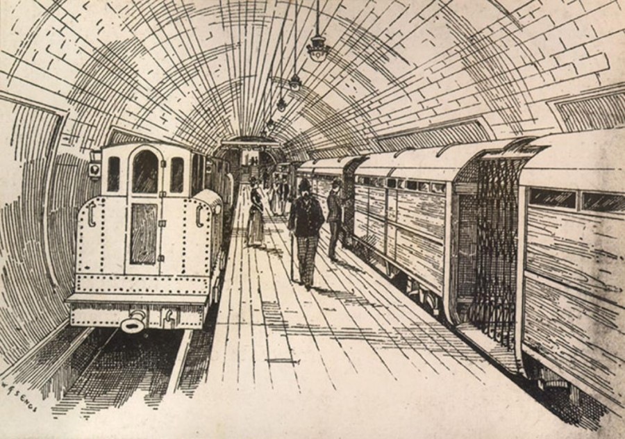 Метро в лондоне 1863