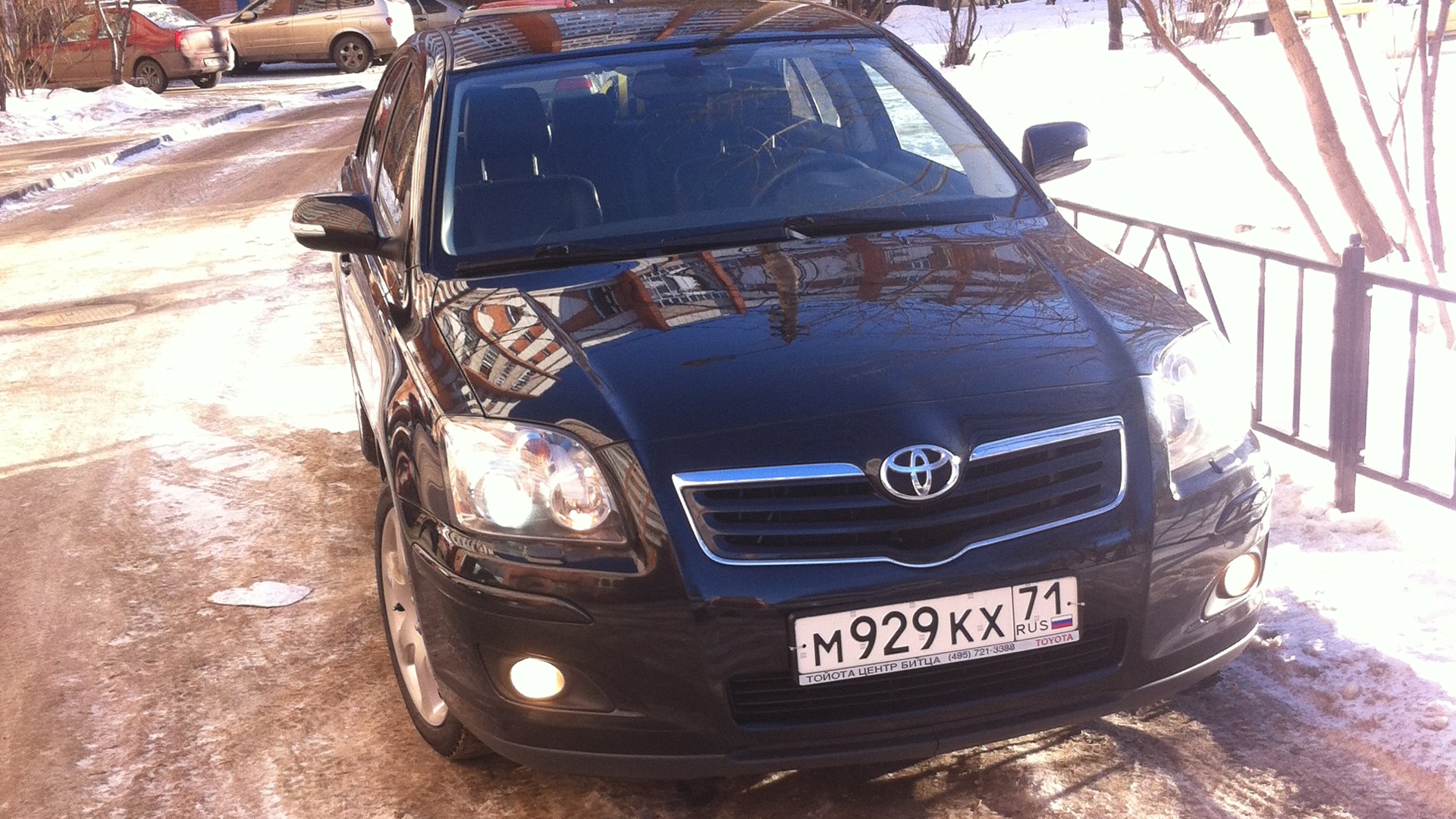 Toyota Avensis II 2.4 бензиновый 2007 | табун черных лошадей на DRIVE2