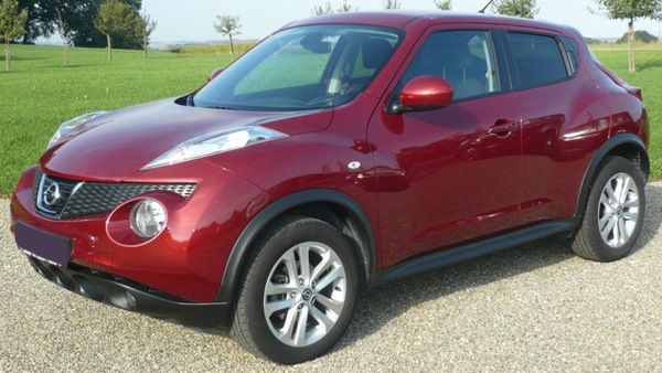 Nissan Juke 2014 красный