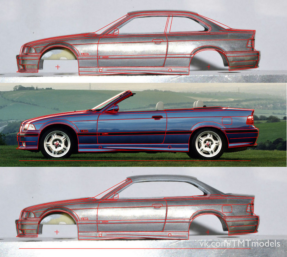 BMW M3 Cabrio E36 в масштабе 1:43. Как мы ее делали. Часть 1. — Сообщество  «Масштабные Модели» на DRIVE2