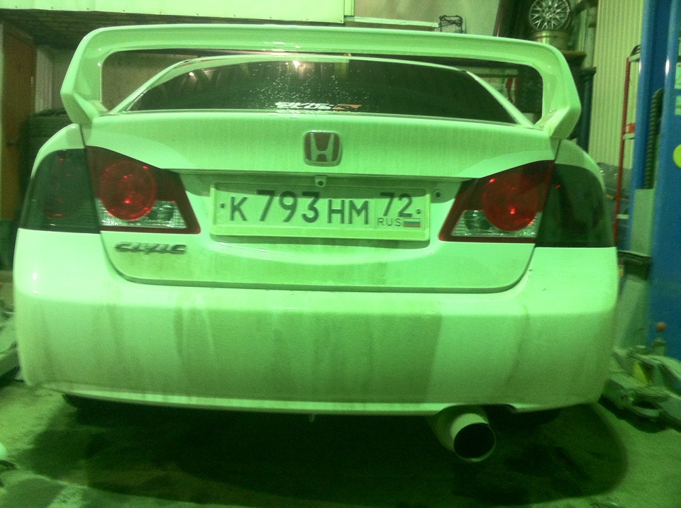 Тонировка фар. — Honda Civic 4D (8G), 1,8 л, 2008 года | тюнинг | DRIVE2