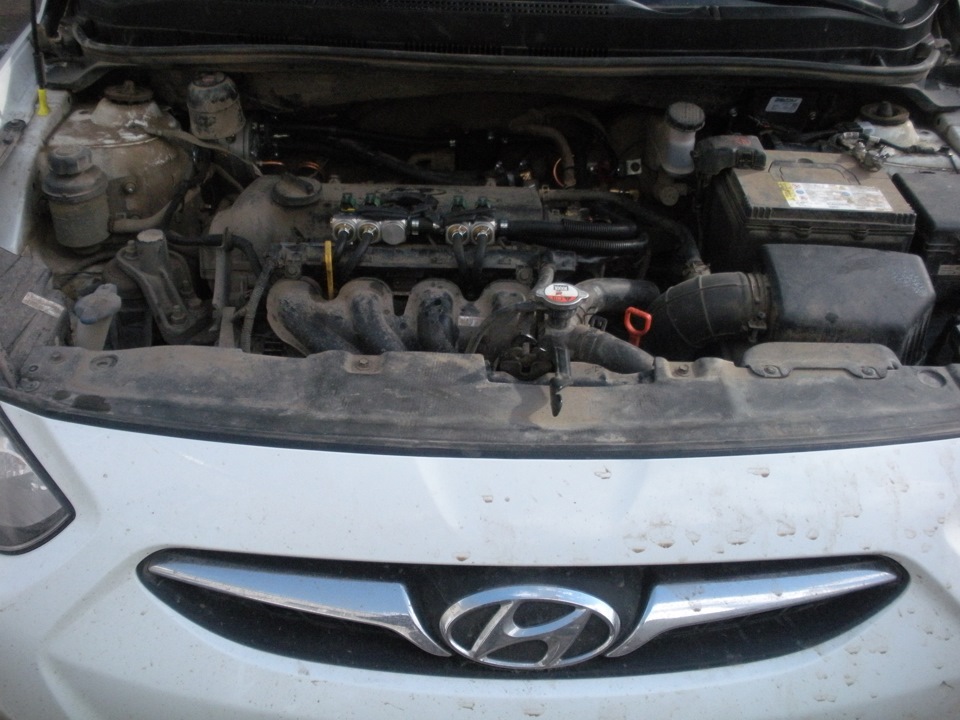 Установка газобаллонного оборудования 4 поколения ZAVOLI на Хендай ...