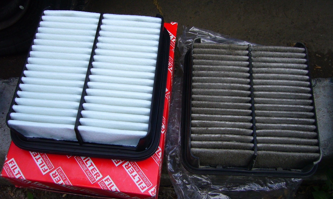 Changed the air filter - Toyota Corolla II 13 l 1998 to DRIVE2