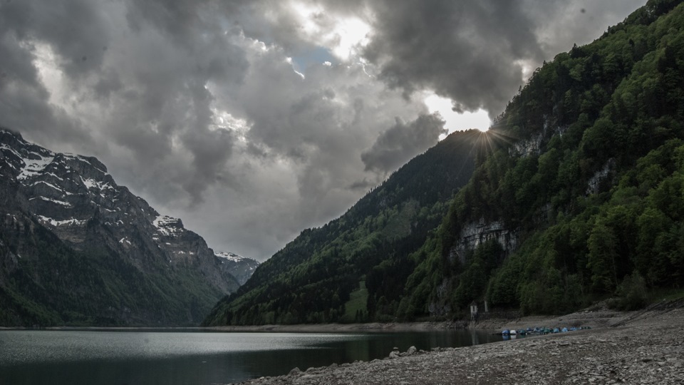 The first acquaintance with Switzerland Mountains