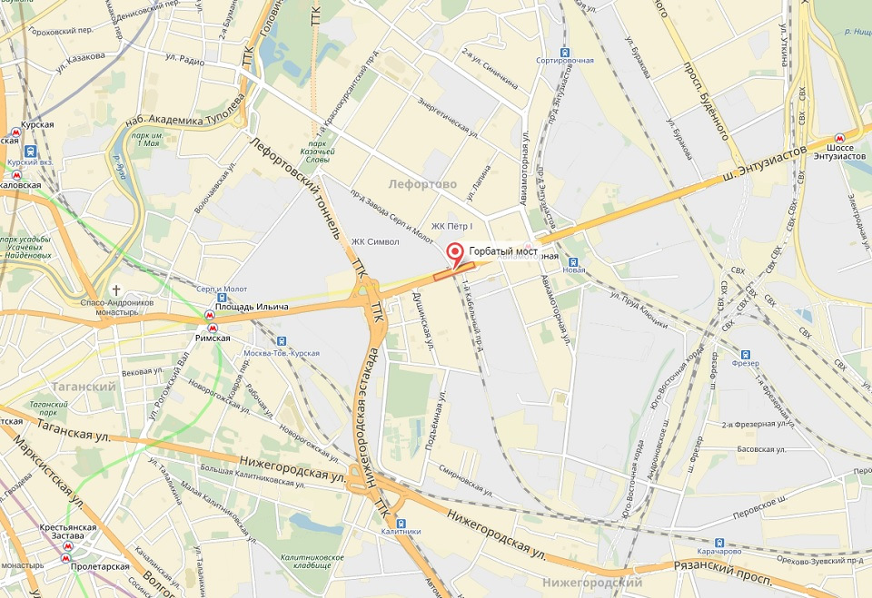 Карта платного моста рязань