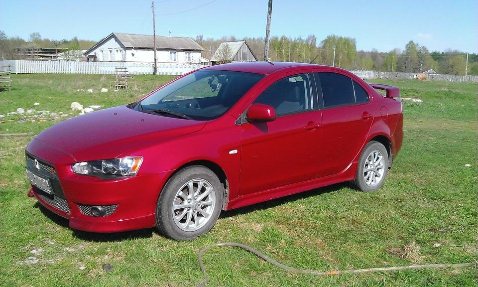 Тонернул задние стекла. — Mitsubishi Lancer X, 1,5 л, 2010 года ...