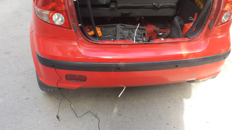 парктроник SHO-ME Y2622BL — Hyundai Getz, 1,3 л., 2005 года ...