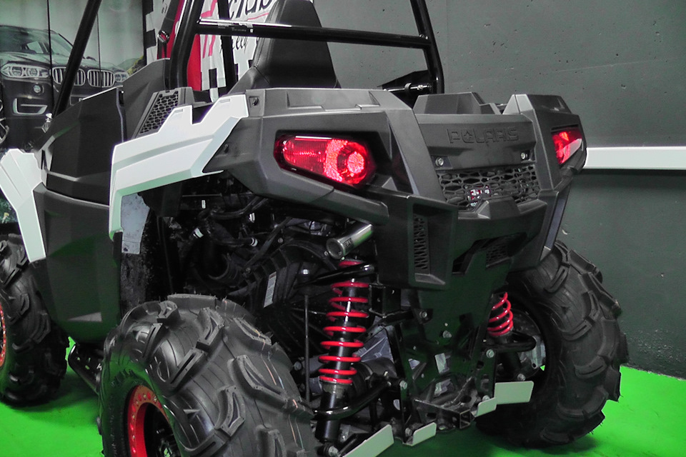 Тюнинг квадроцикла Polaris Sportsman ACE 325 часть 3 Выхлоп — Polaris ...