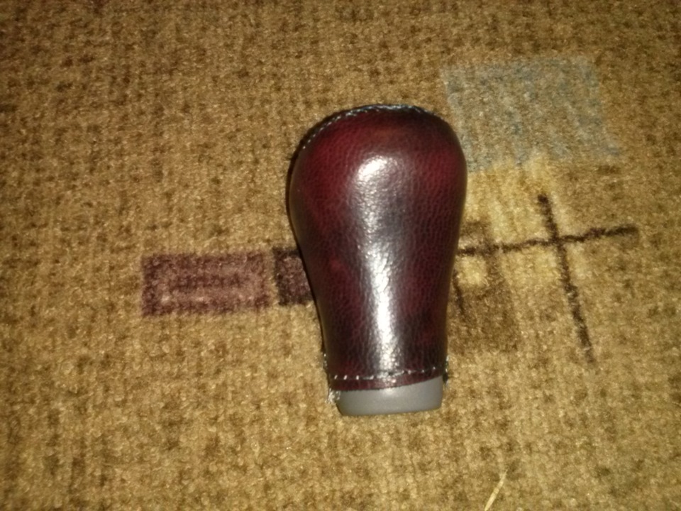 Обшил кожей ручку КПП — DRIVE2