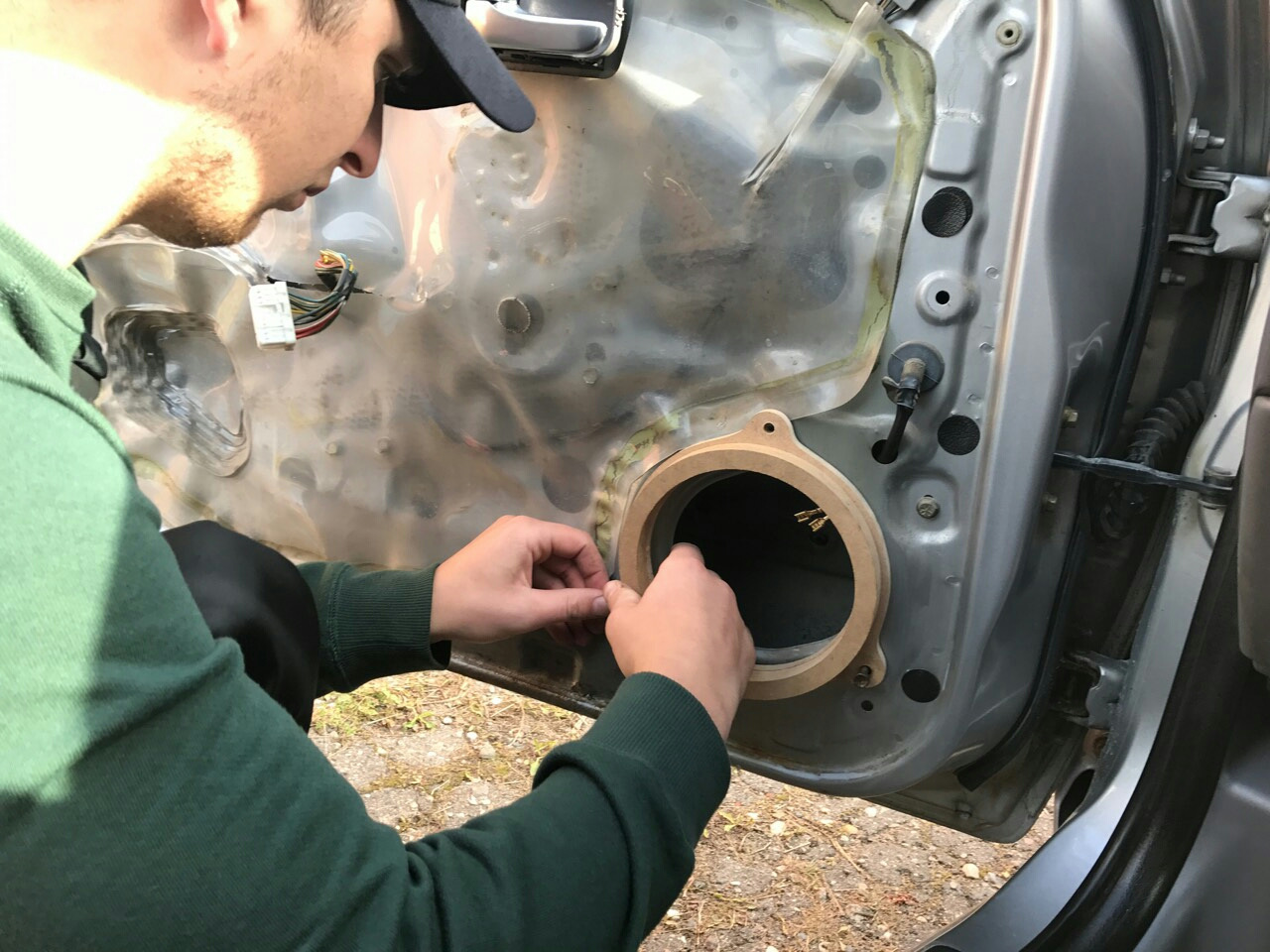 установка акустики фронт.Alphard hw 650 — Nissan Almera II (N16), 1,8 л ...