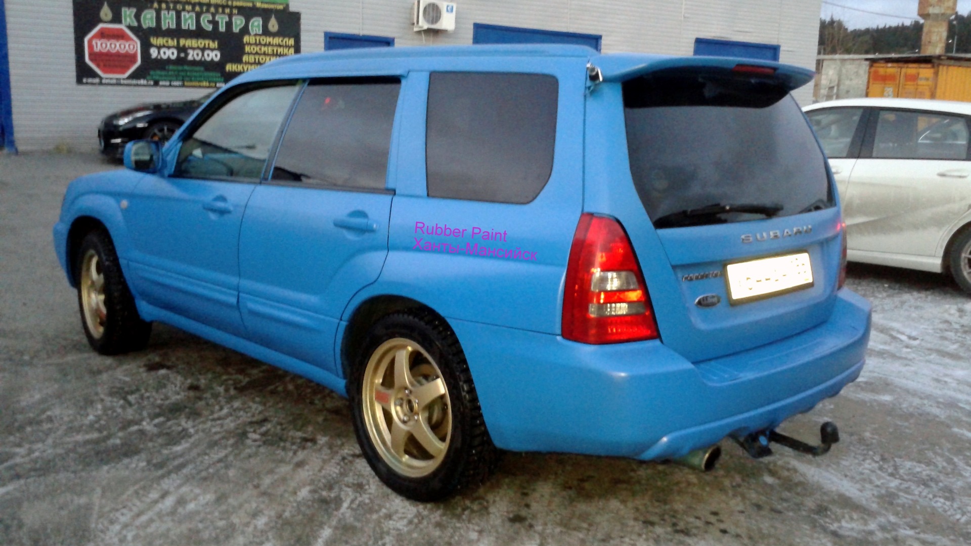 Subaru Forester (SG) 2.0 бензиновый 2004 | 2.0 турбо Silver мат на DRIVE2