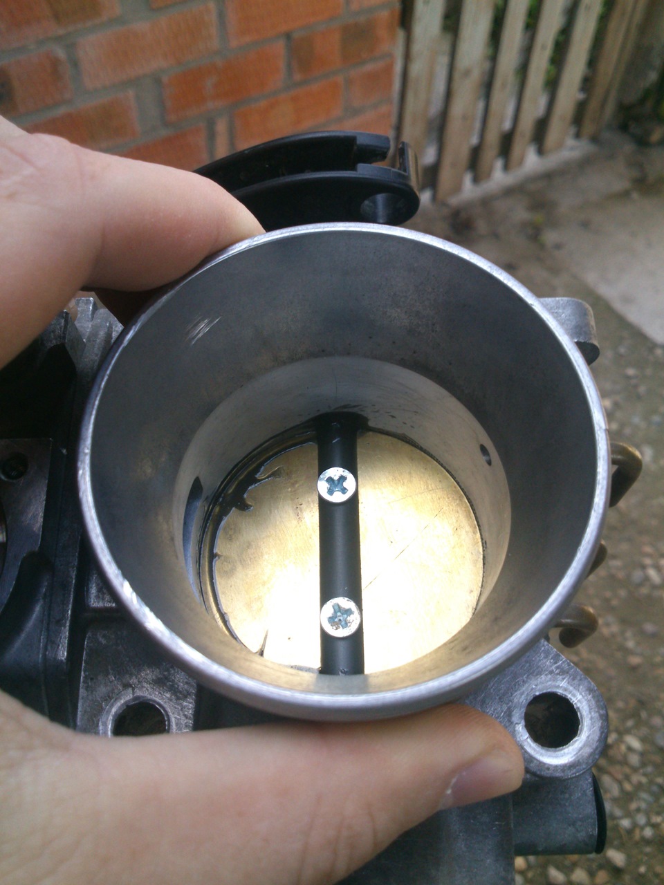 Профилактика + дроссельный узел — Mitsubishi Lancer IX, 1,6 л, 2009 ...