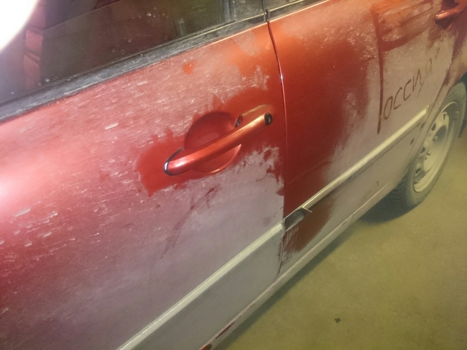 Установка евро-ручек на калину — Lada Калина универсал, 2008 года ...