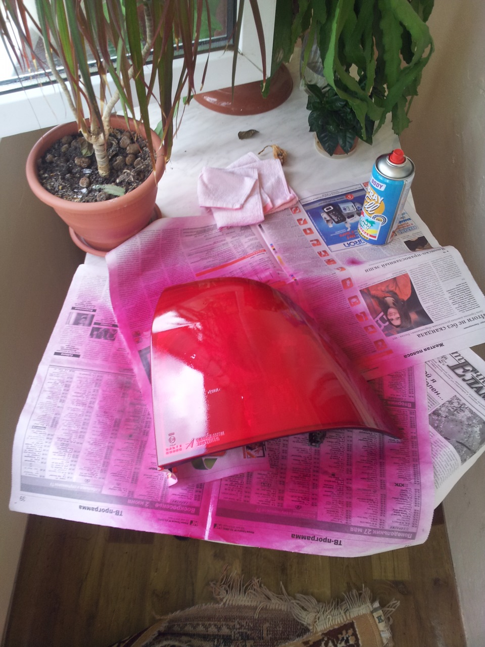 тонировка фар часть 2 — Lada Приора седан, 1,6 л, 2010 года | своими ...