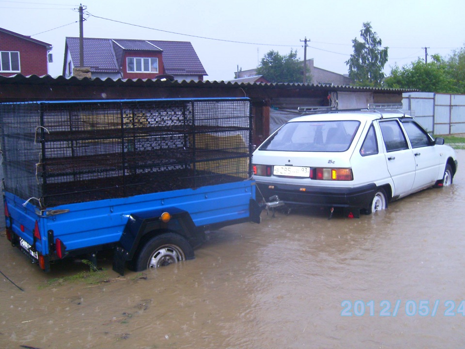 Иж 2126 буксировка прицепа