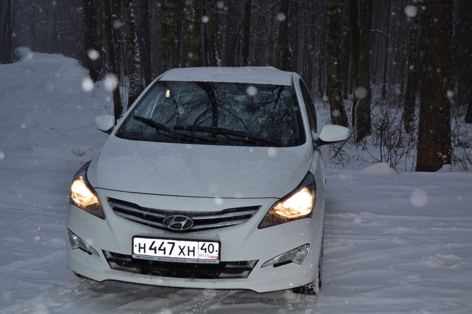 Покатушки Калуга) — Hyundai Solaris, 1,6 л, 2014 года | покатушки | DRIVE2