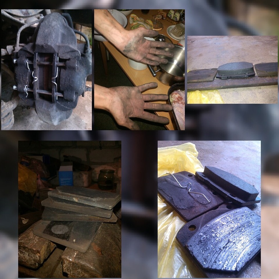 Тормоза перед | Поменял передние колодки, так как … — Lada 21074, 1,6 л ...