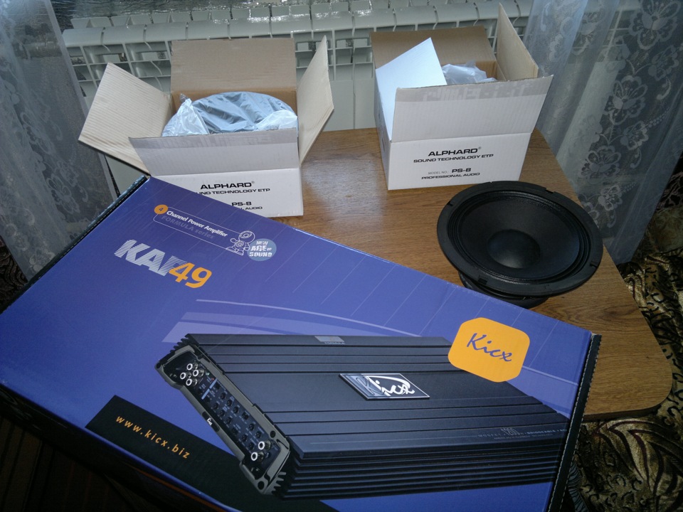 Kicx KAP 49 и ALPHARD PS-8 — ГАЗ 3110, 2,5 л, 1997 года | автозвук | DRIVE2