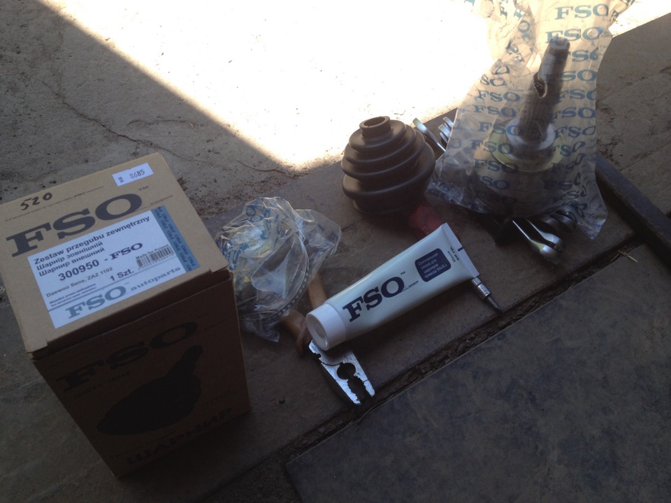 Жестко захрустел наружный шрус — Daewoo Sens, 1,3 л, 2006 года ...