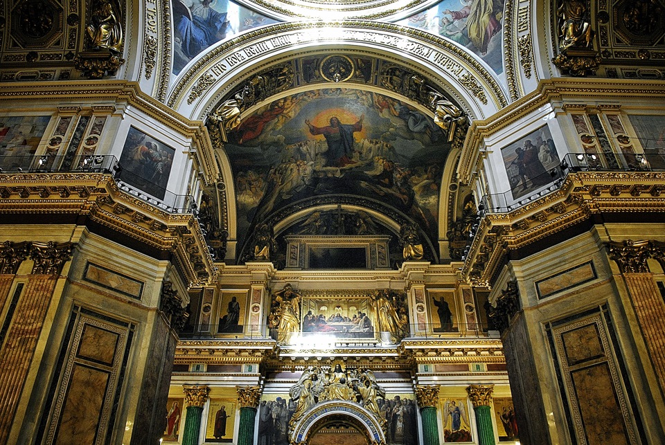 St Isaacs Cathedral inside view