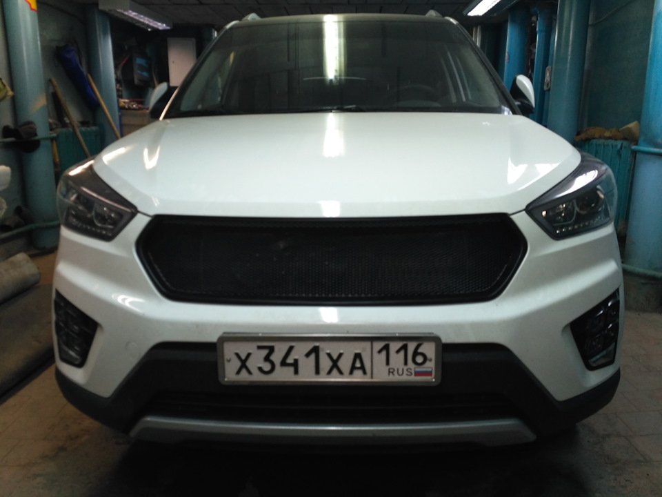 Как снять решетку радиатора крета Решетка на месте - Hyundai Creta (1G), 1,6 л, 2016 года стайлинг DRIVE2