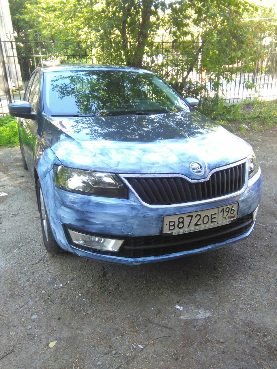 Жидкий чехол в поездке на море — Skoda Rapid (1G), 1,6 л, 2014 года |  путешествие | DRIVE2