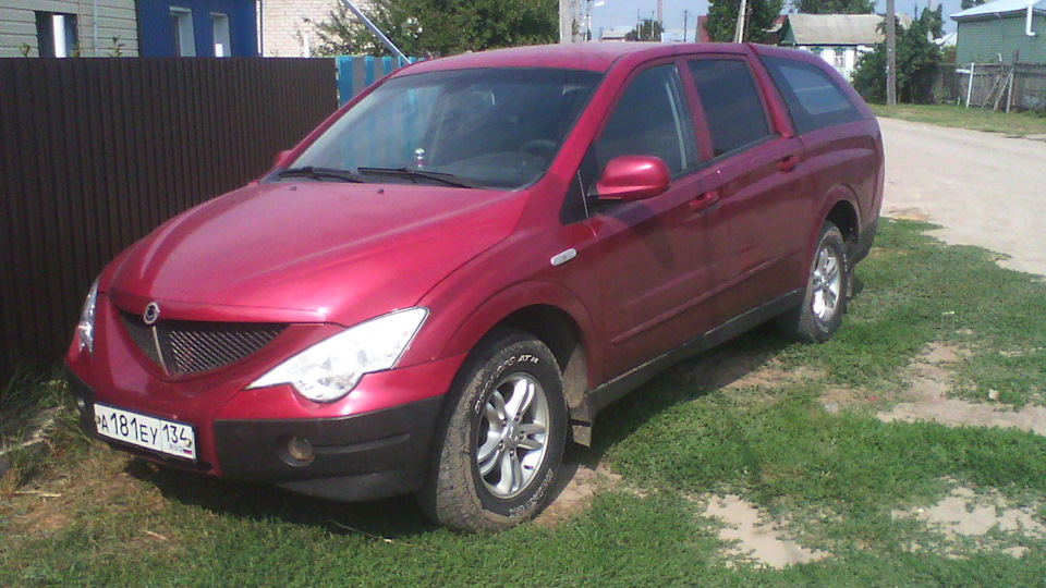 Дыра в поддоне двигателя — SsangYong Actyon Sports (1G), 2 л, 2007 года ...