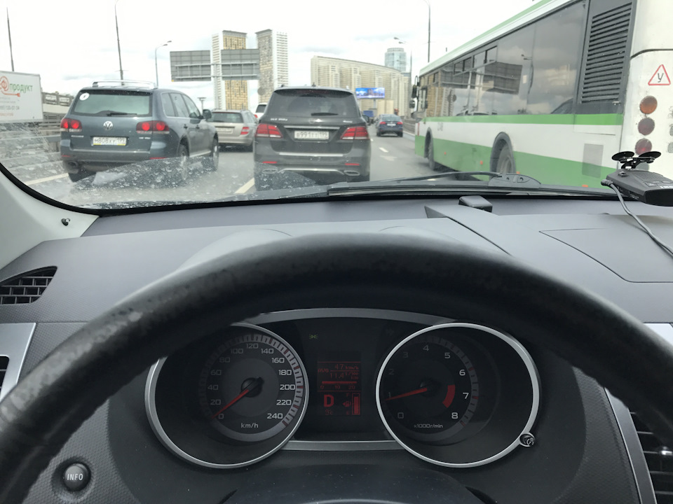 Расход топлива в городе. — Peugeot 4007, 2,4 л, 2008 года | наблюдение ...