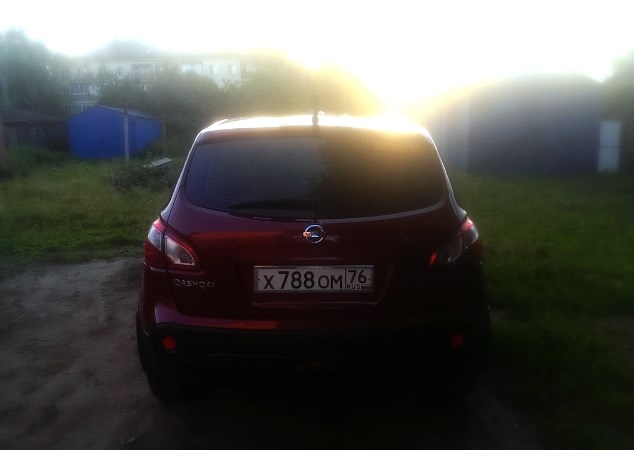 Замена лампочек габаритов на диоды и мойка — Nissan Qashqai (1G), 2 л ...