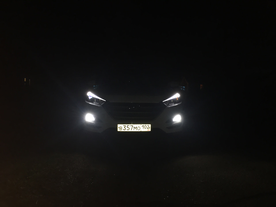 Вид — света ПТФ ) — Hyundai Tucson (TL)