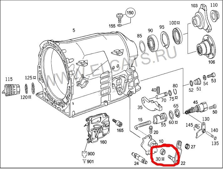 Щуп акпп мерседес 210