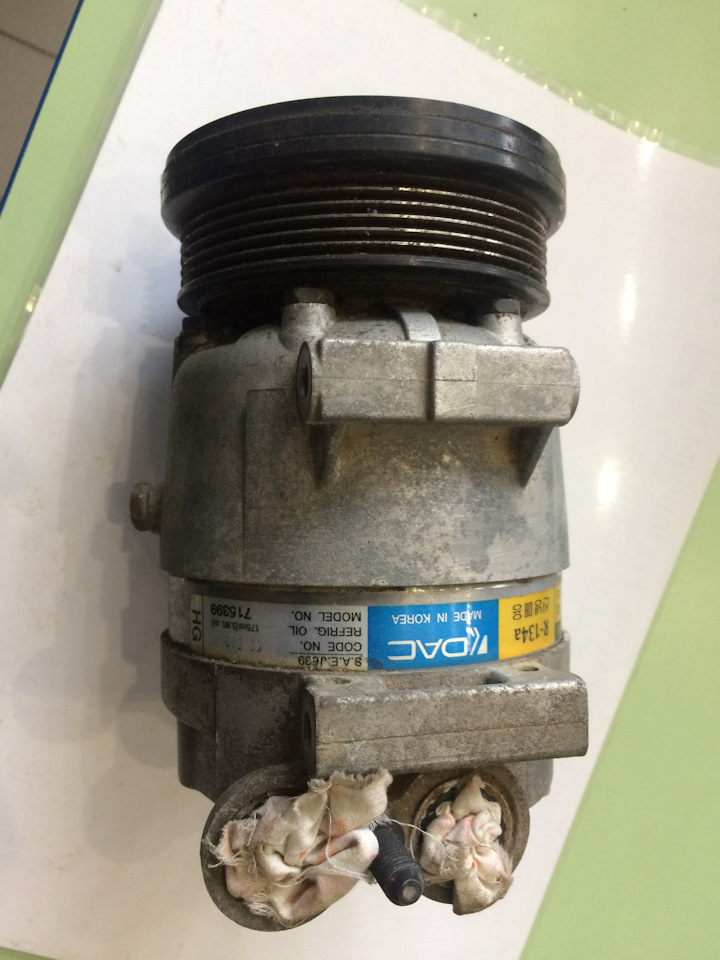 96813346 Компрессор кондиицонера GM | Запчасти на DRIVE2