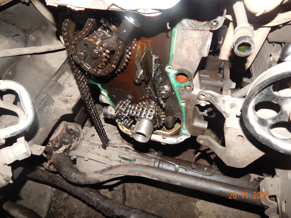 Порвалась двухрядная цепь ГРМ. — УАЗ Patriot, 2,7 л, 2008 года | своими ...