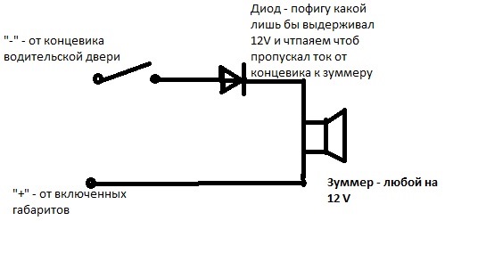 Зуммер sat 1205 характеристики схема подключения