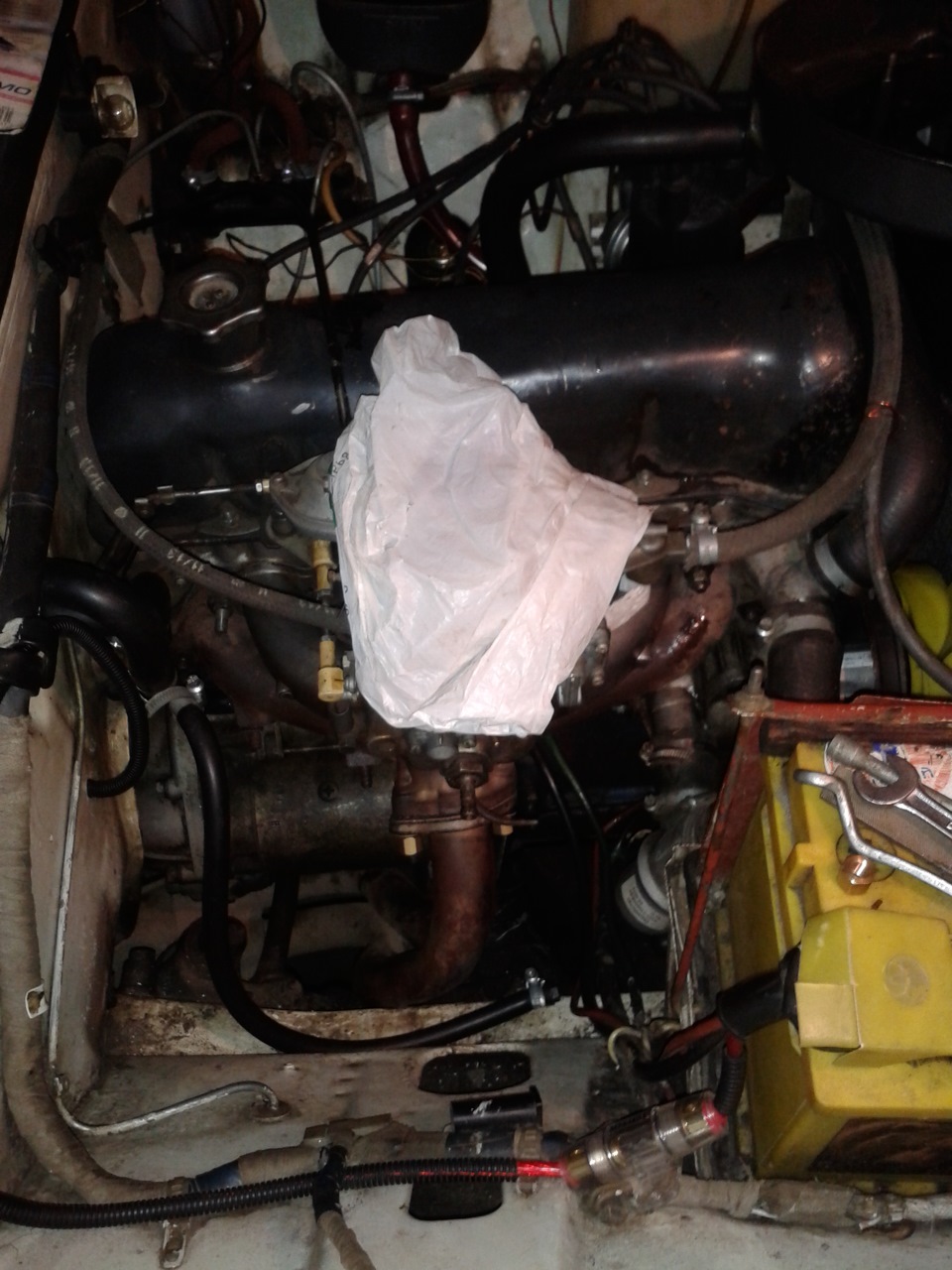 Шпильки коллектора, новый выхлоп — Lada 21011, 1,3 л, 1979 года ...