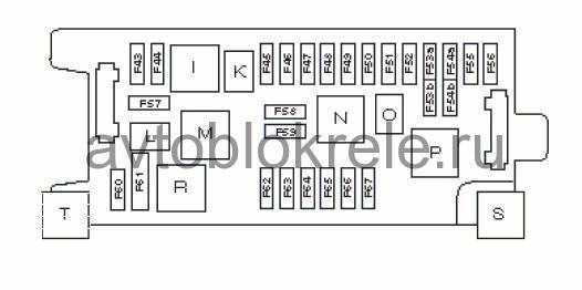 W213 схема предохранителей