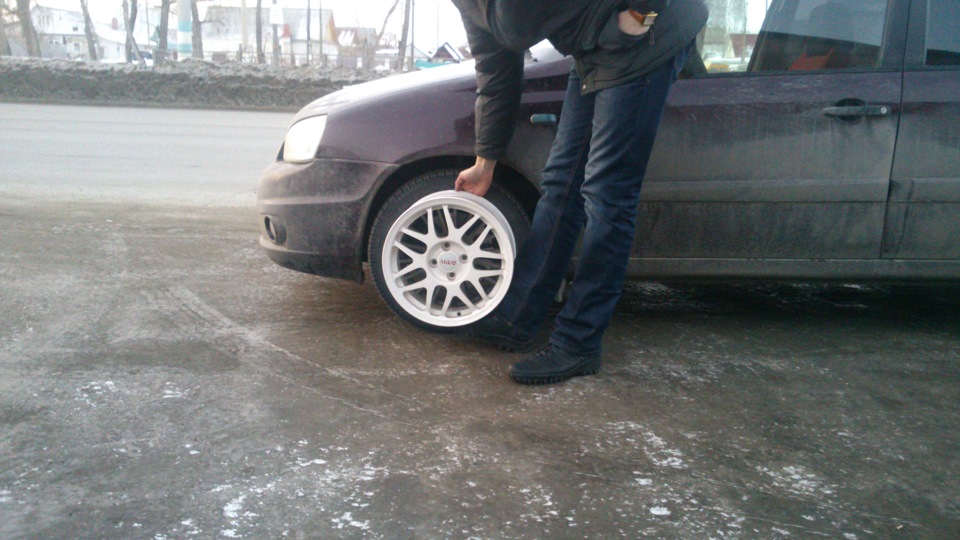 Диски на лето — Lada Калина Спорт (1G), 1,6 л, 2012 года | колёсные ...
