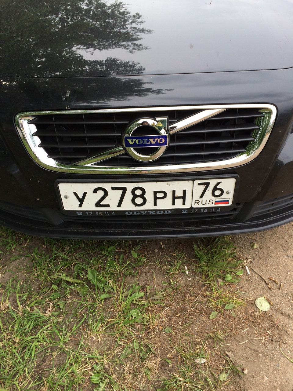 О plasti dip, новая решетка — Volvo S40 II, 2,4 л, 2008 года своими