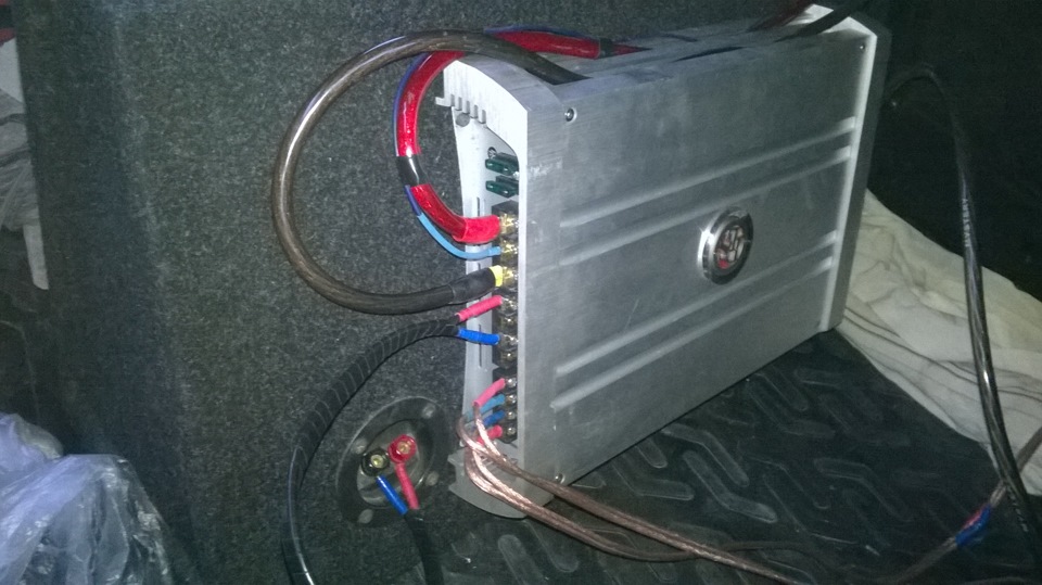 [ Музыка в приору седан: part VII — привёл в порядок провода и ...