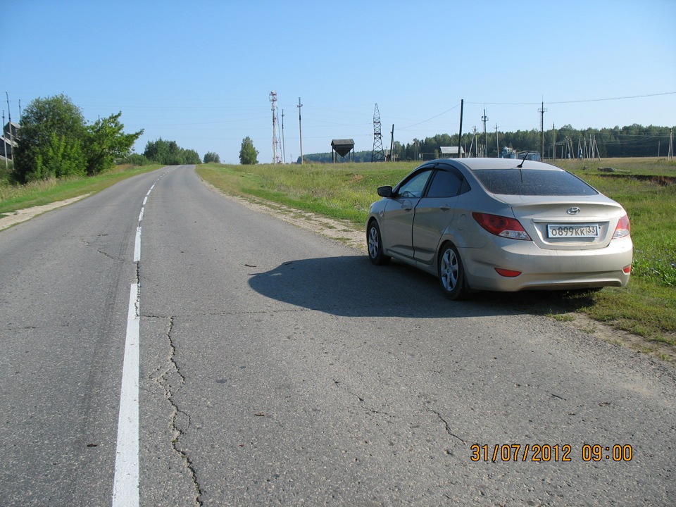 "Утиный" клиренс… (: — Hyundai Solaris, 1,6 л., 2011 года | путешествие ...