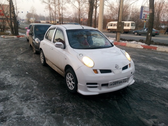 Первая мойка марча — Nissan March (K12), 1,3 л, 2003 года | мойка | DRIVE2
