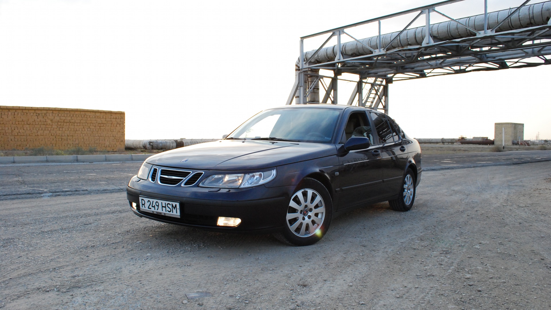 Saab 9-5 2.3 бензиновый 2002 | Dark-Blue Metallic на DRIVE2