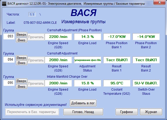 Диагностика ауди а6 с4 ваг комом