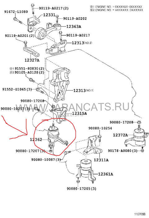 9008010254 Болт фланцевый TOYOTA LEXUS | Запчасти на DRIVE2