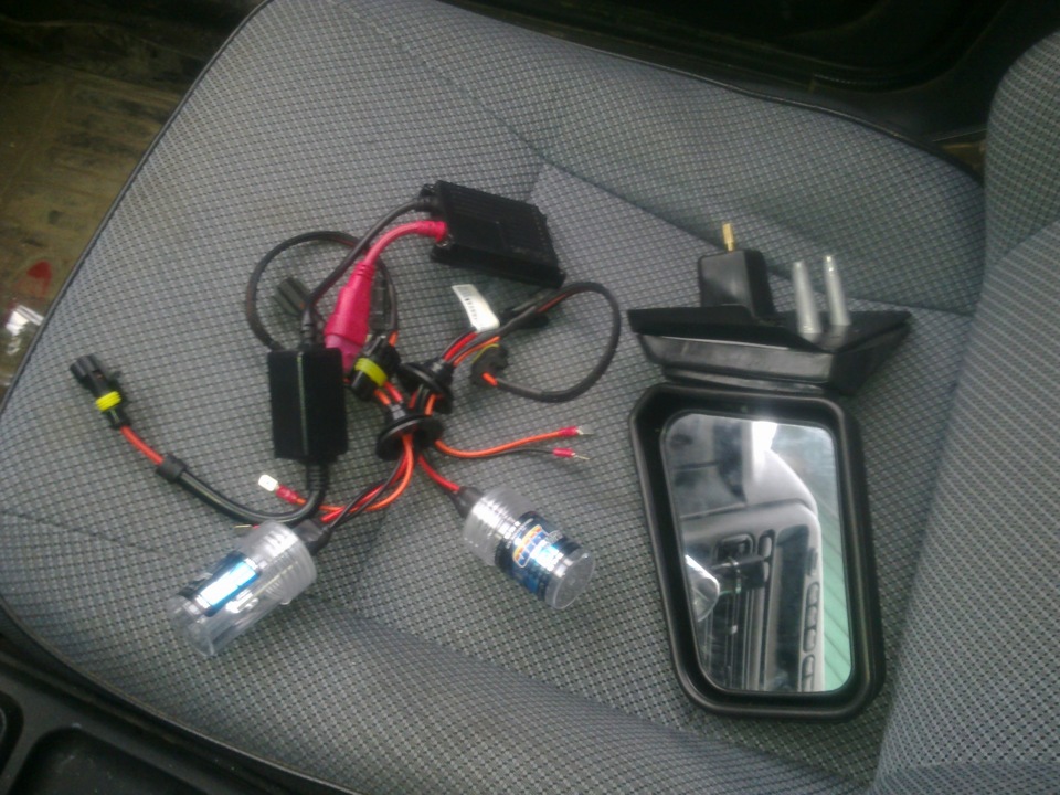Купил зеркало и Ксенон в ПТФ H1 5000K — Lada 2114, 1,6 л, 2008 года ...