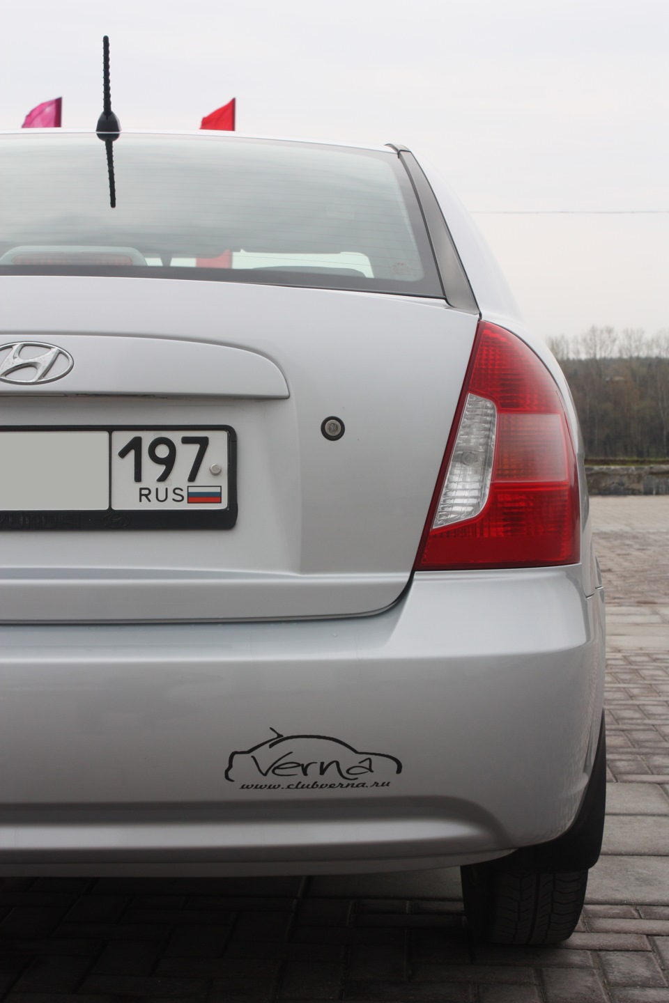 Разделение стоп сигнала и габарита — Hyundai Verna, 1,4 л, 2008 года ...