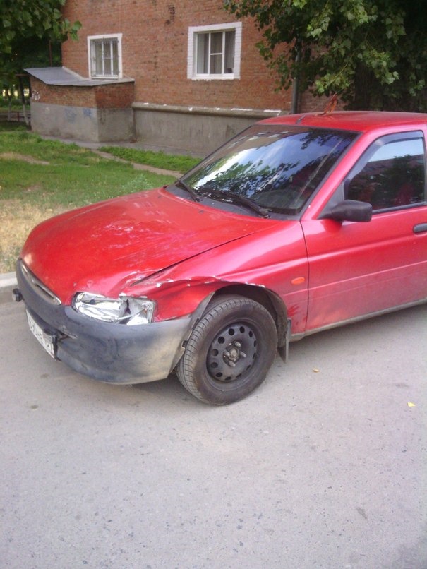 Машина после ДТП — Ford Escort Mk6, 1,3 л, 1996 года | ДТП | DRIVE2