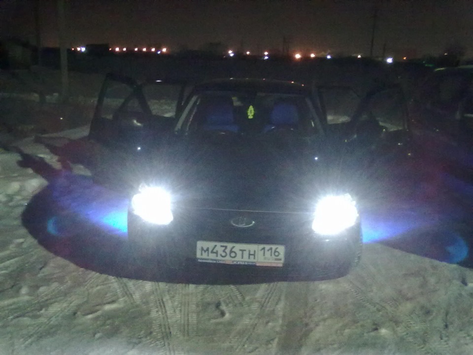 Замена лампочек подсветки — Lada Приора седан, 1,6 л, 2009 года ...